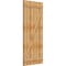 Ekena Millwork Joined Board-n-Batten Shutters w/Z-Bar, Rough Sawn Western Red Cedar, 32 1/4W x 72H, PR RBJ06Z32X072RWR - alternate 3